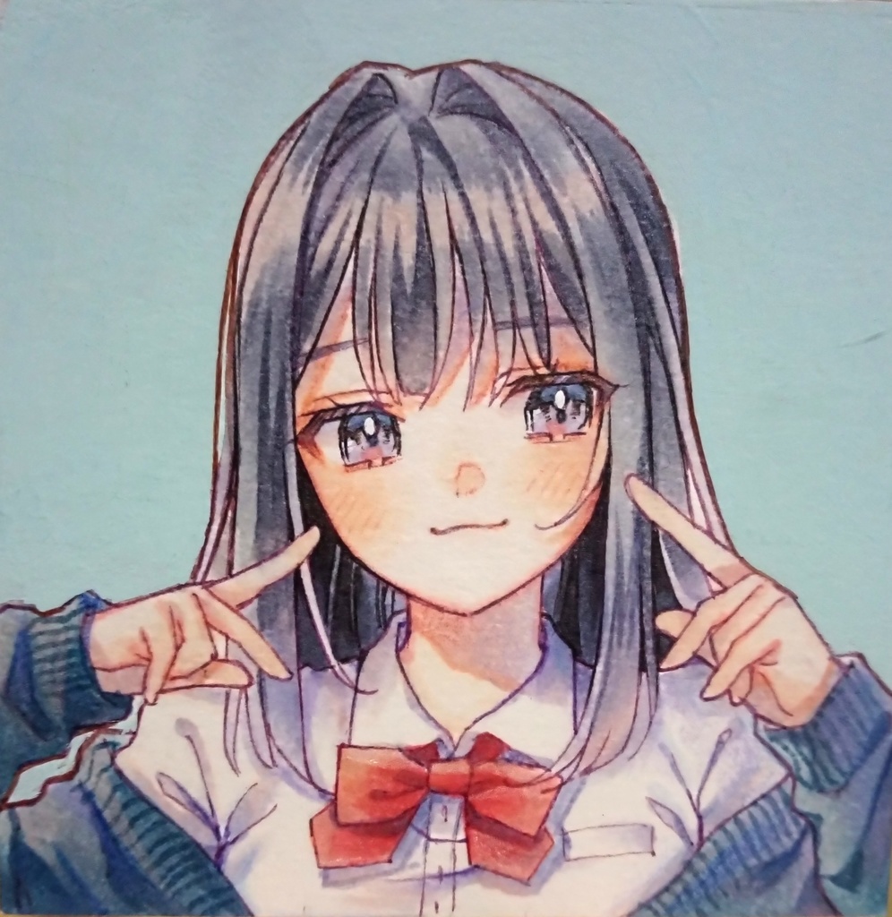 手書き色紙ミニサイズ(まちゅむら祭2)