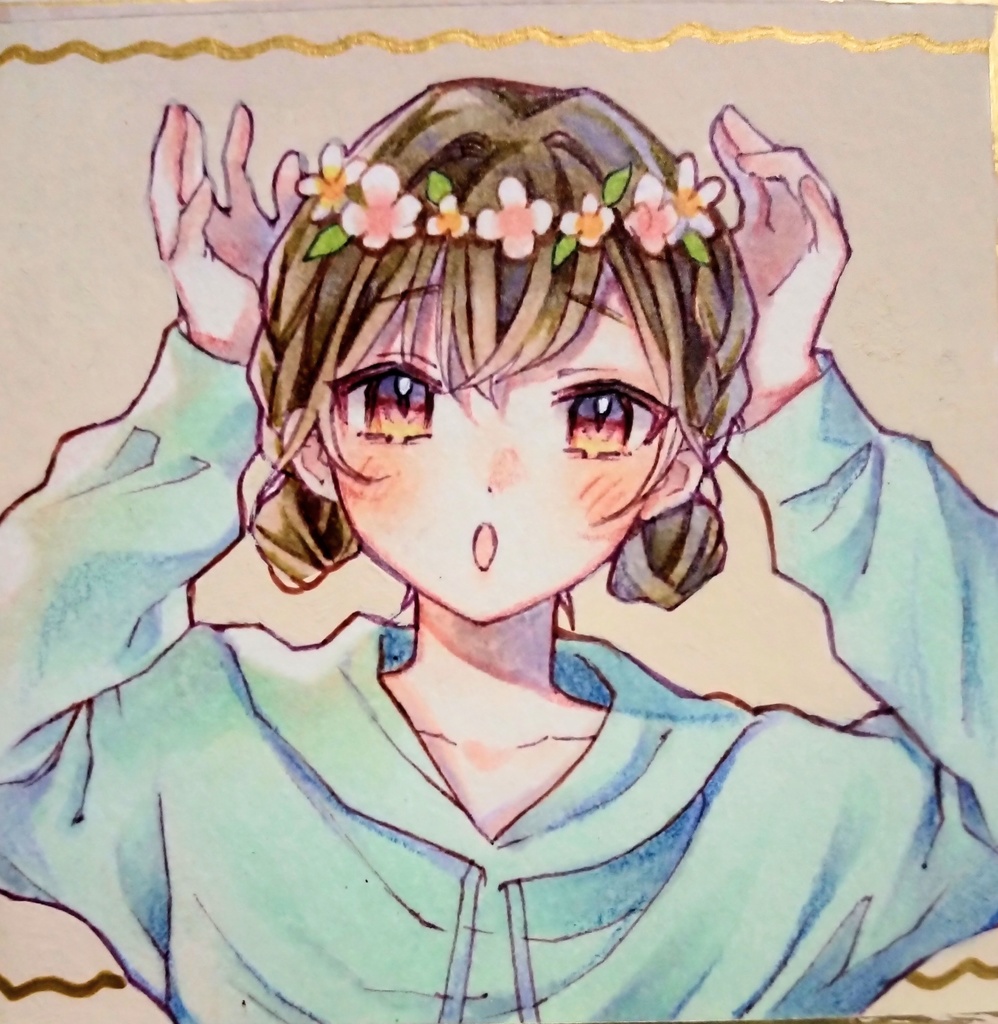 手書き色紙ミニサイズ(まちゅむら祭2)