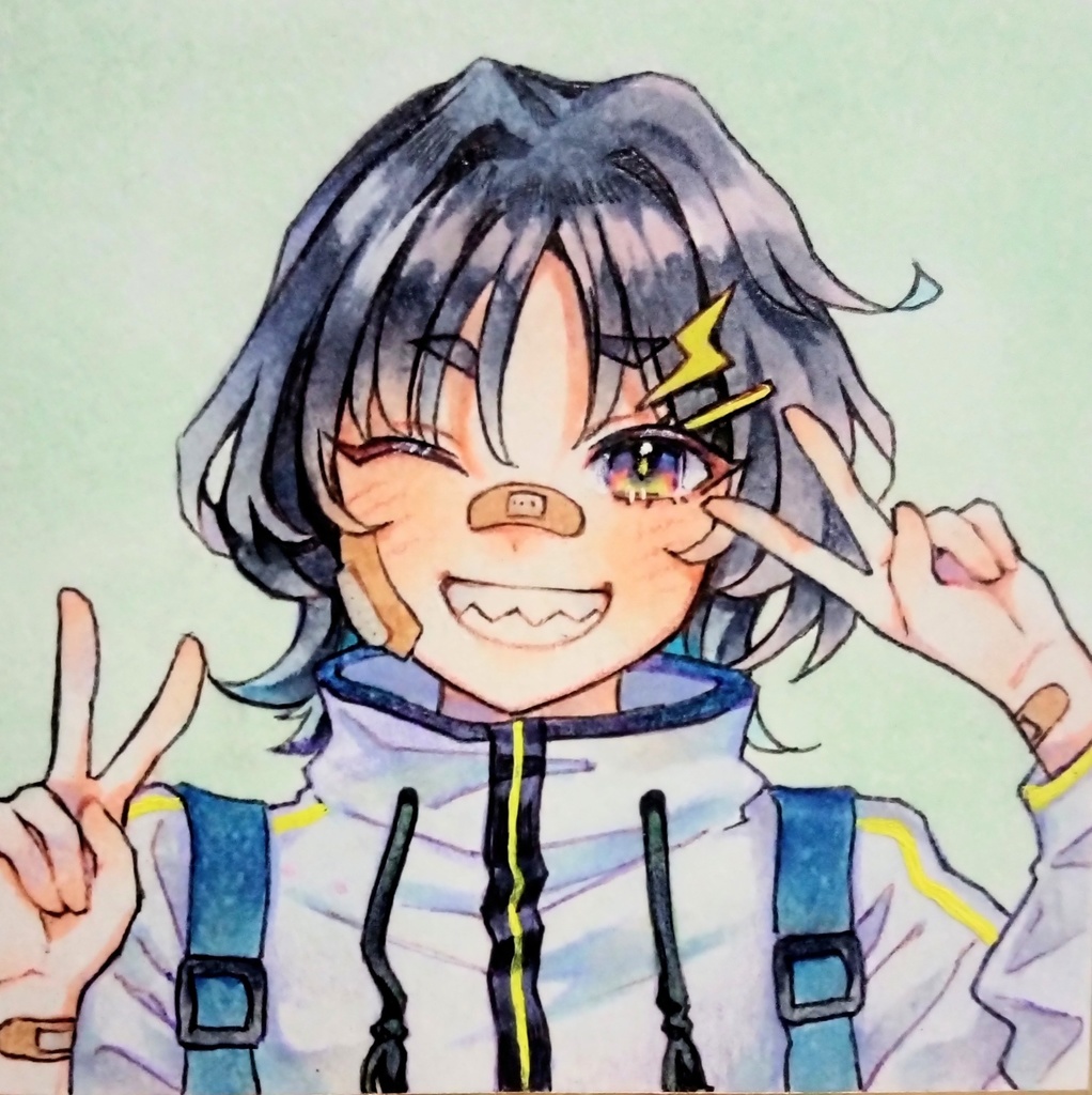 手書き色紙ミニサイズ(まちゅむら祭2)