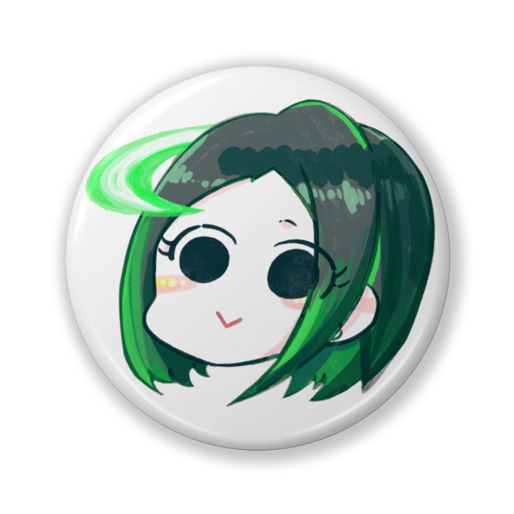 缶バッジ　本人直筆