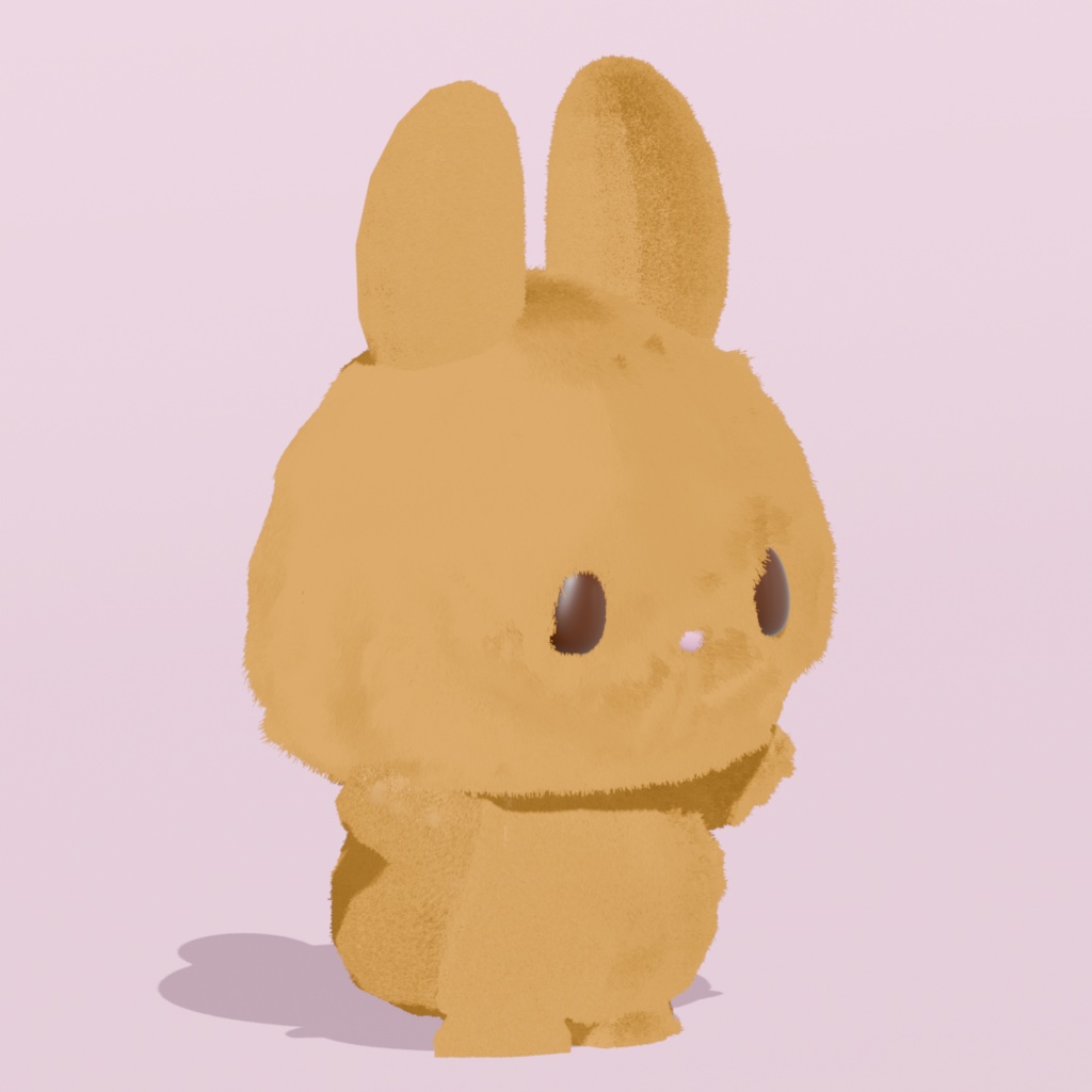 もかもち|かわいい3Dモデル(うさぎキャラ)