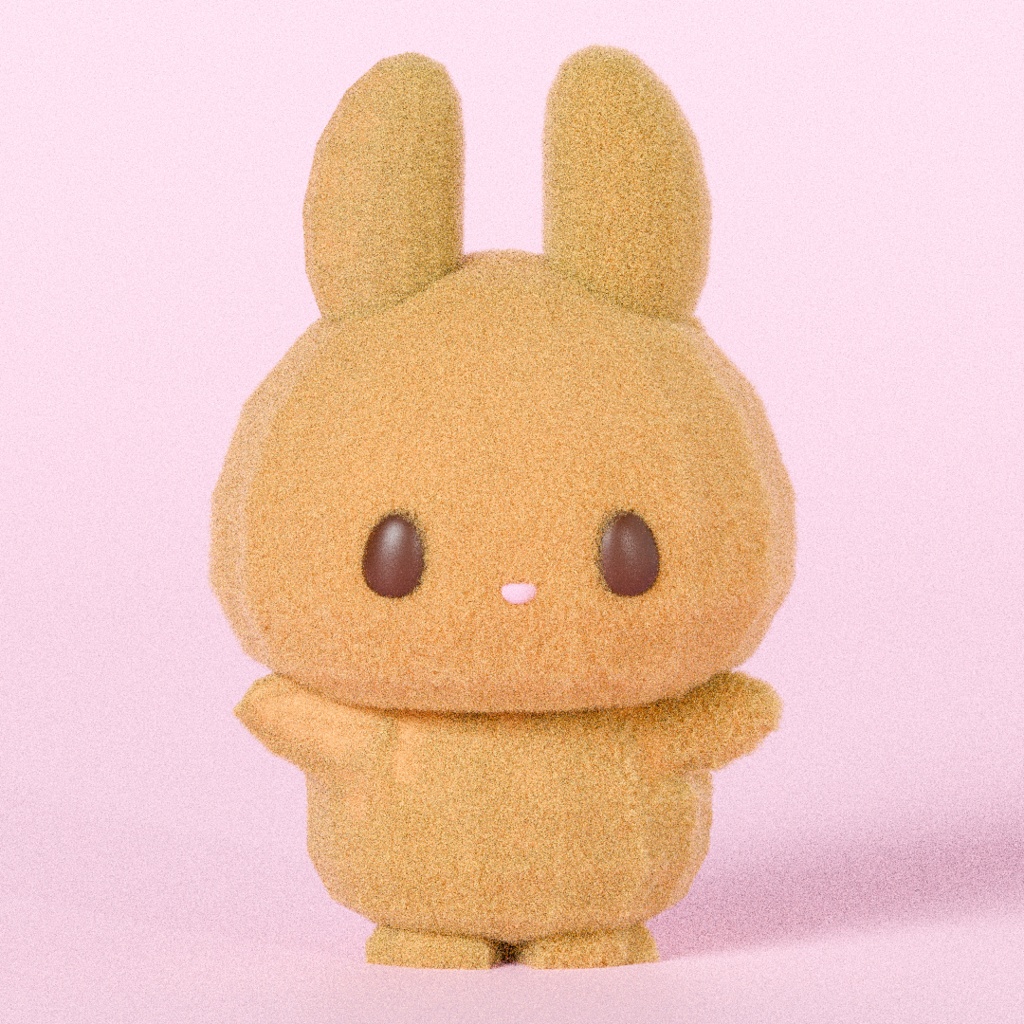 もかもち｜かわいい３Ｄモデル（うさぎキャラ）