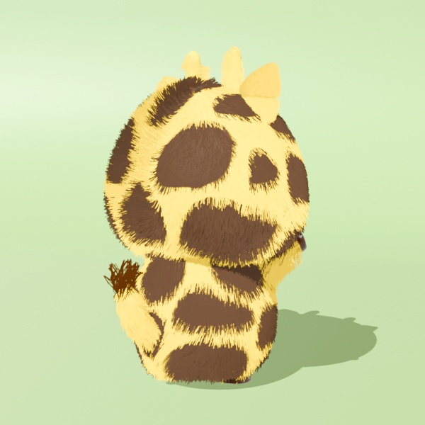 きりもり|かわいい3Dモデル(きりんキャラ)