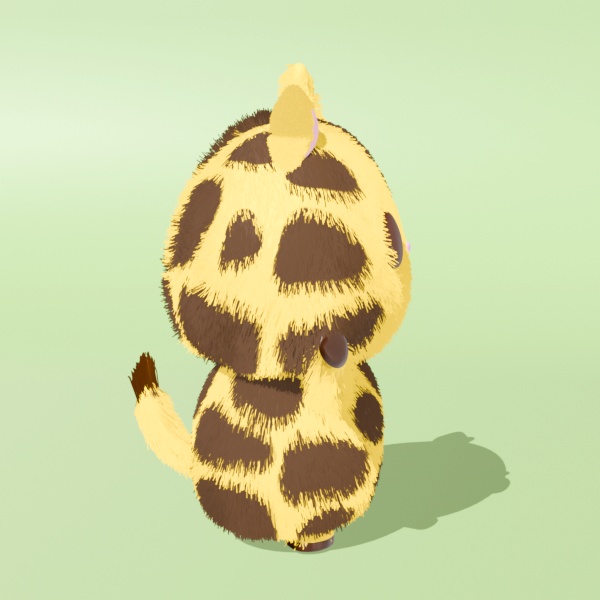 きりもり|かわいい3Dモデル(きりんキャラ)