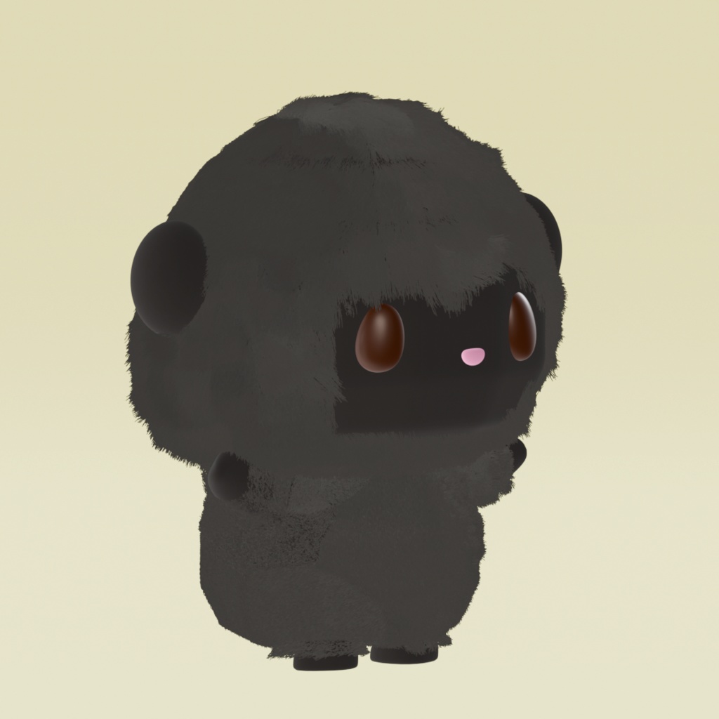 ごりふく|かわいい3Dモデル(ごりらキャラ)