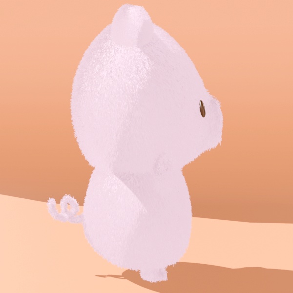 ぶたべい|かわいい3Dモデル(ぶたキャラ)