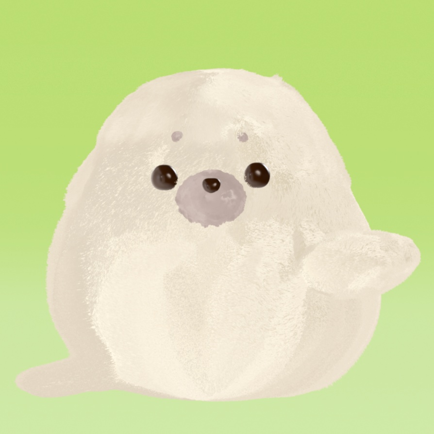 あざまん｜かわいい３Ｄモデル（あざらしキャラ）