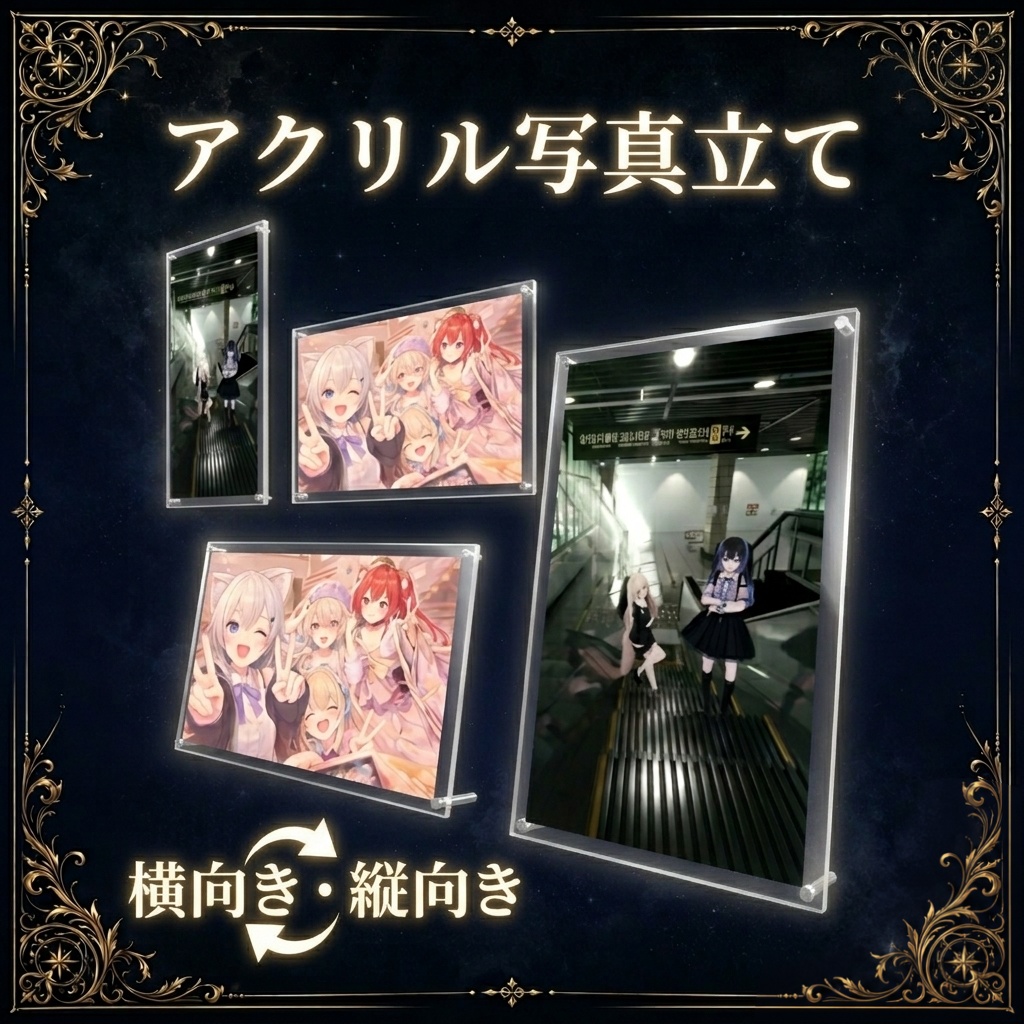 アクリル写真たて【VRChat想定】