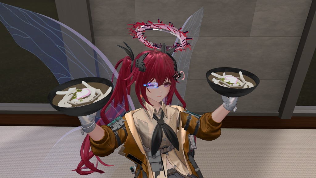 食べれるうどん【VRChat想定】