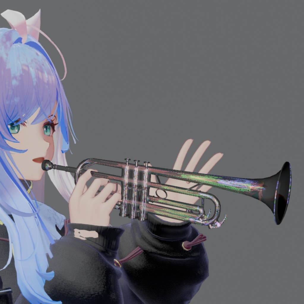 【100円OFF】クリスタルトランペット【VRChat想定】