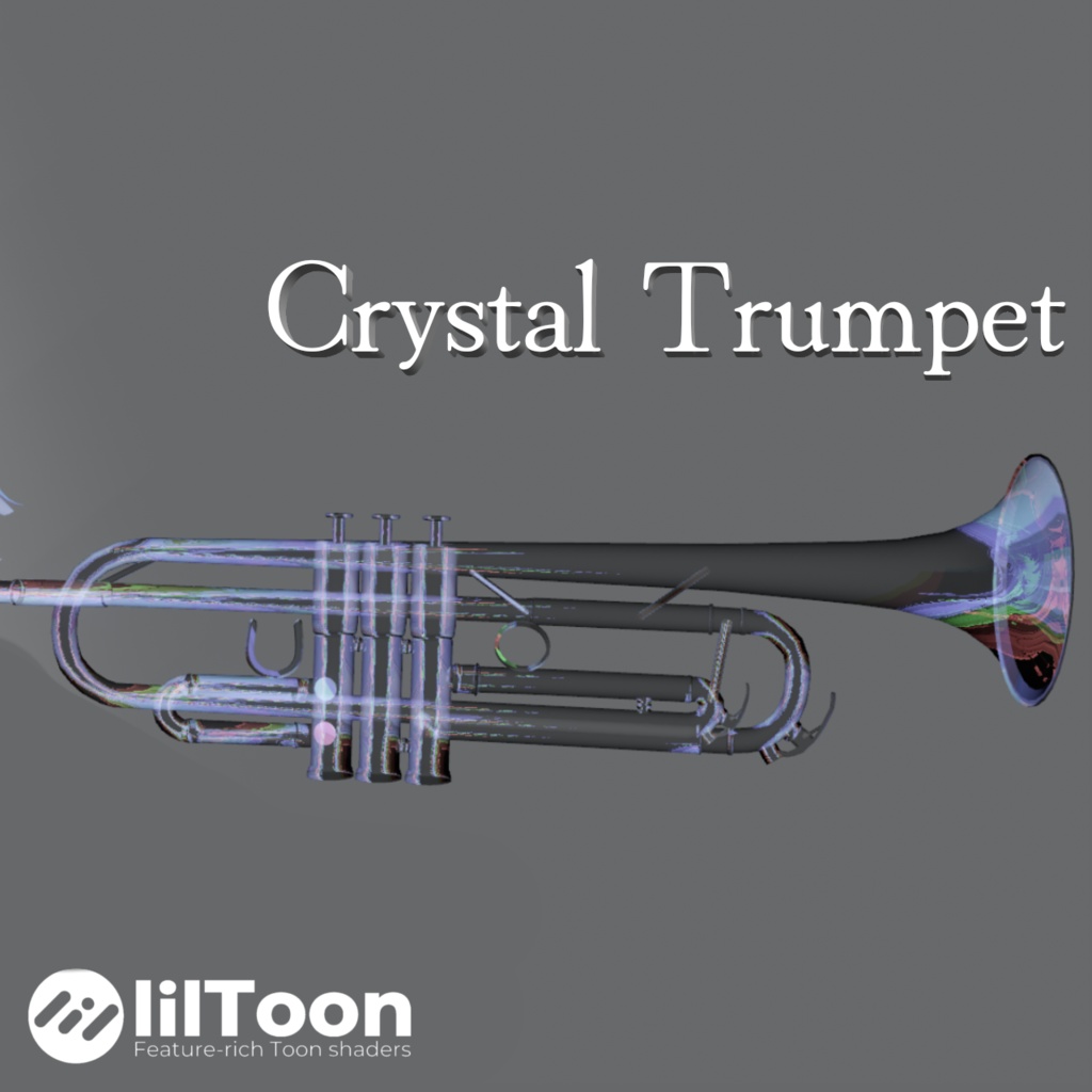 【100円OFF】クリスタルトランペット【VRChat想定】