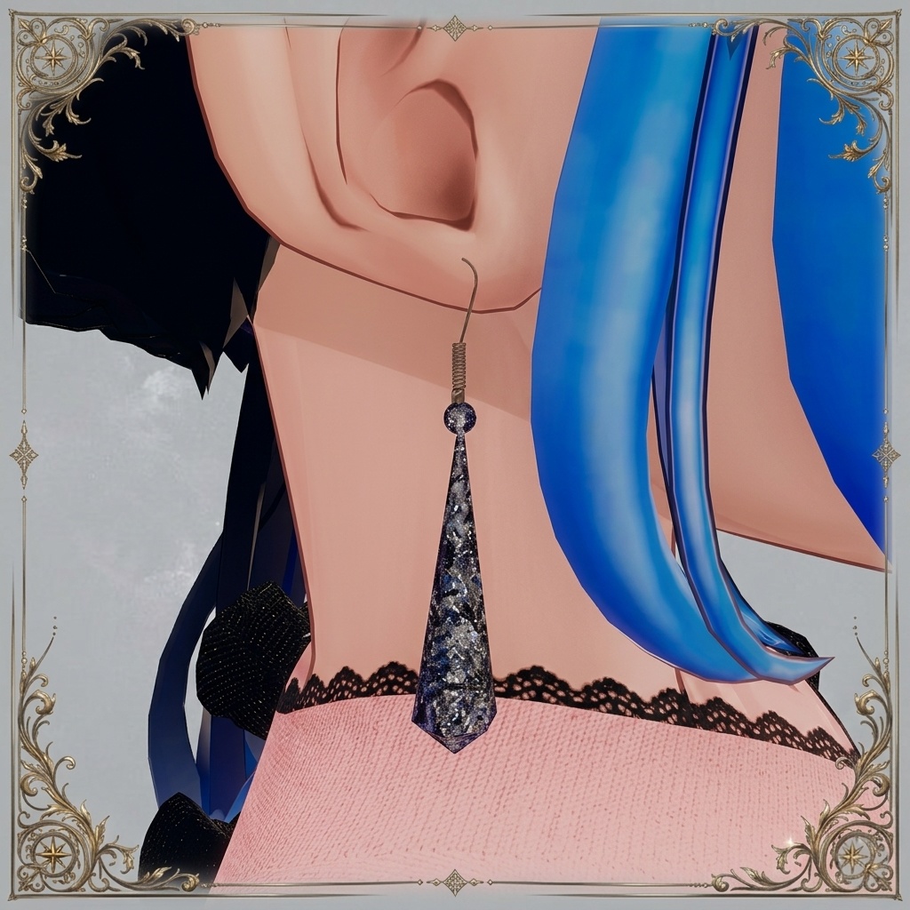 【5/14までセール中】クリスタルアクセサリー【VRChat想定】