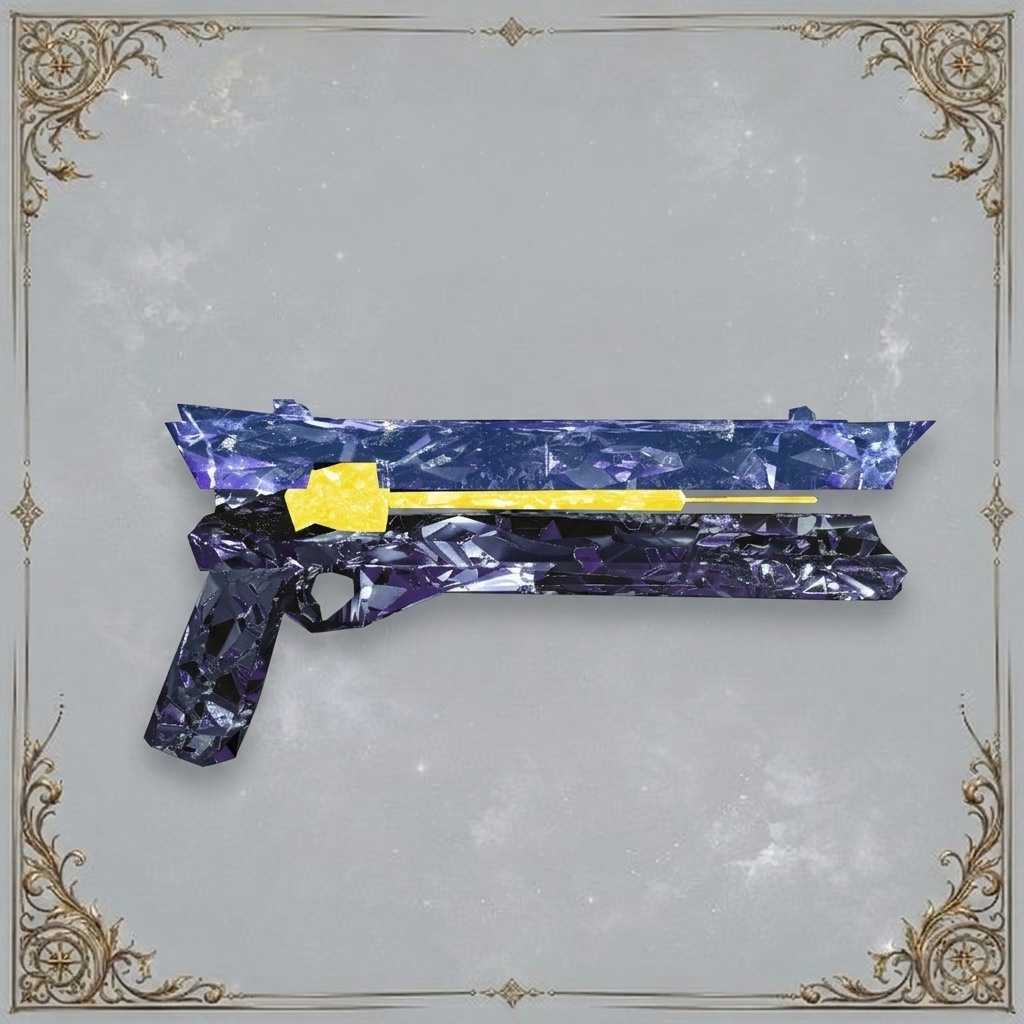 Crystal Gun (パーティクルとアニメーション付)【VRChat想定】