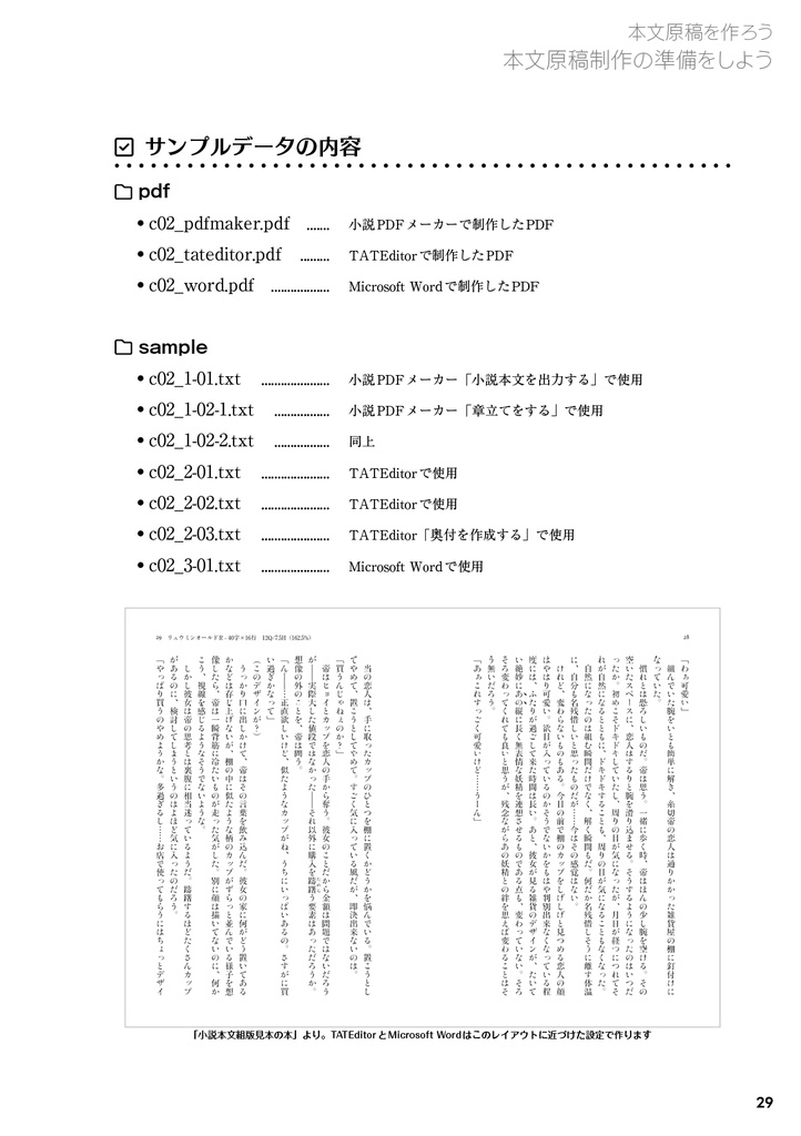 ALBA LUNA式小説同人誌の作り方 【1】スマホもOK! 本文原稿制作