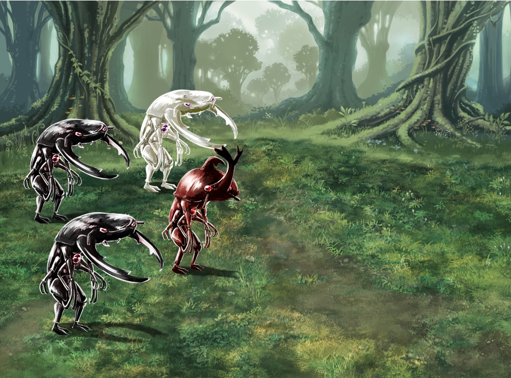 【フロント・サイドビューの2way対応可】RPG モンスター・エネミー素材 ◯ Vol1:【昆虫】