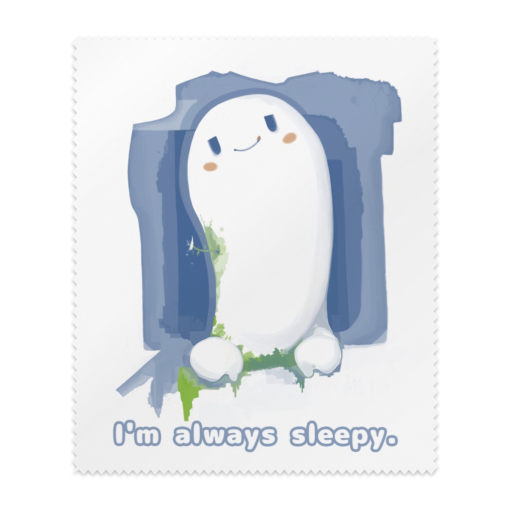 メガネ拭き『寝不足オバケ』