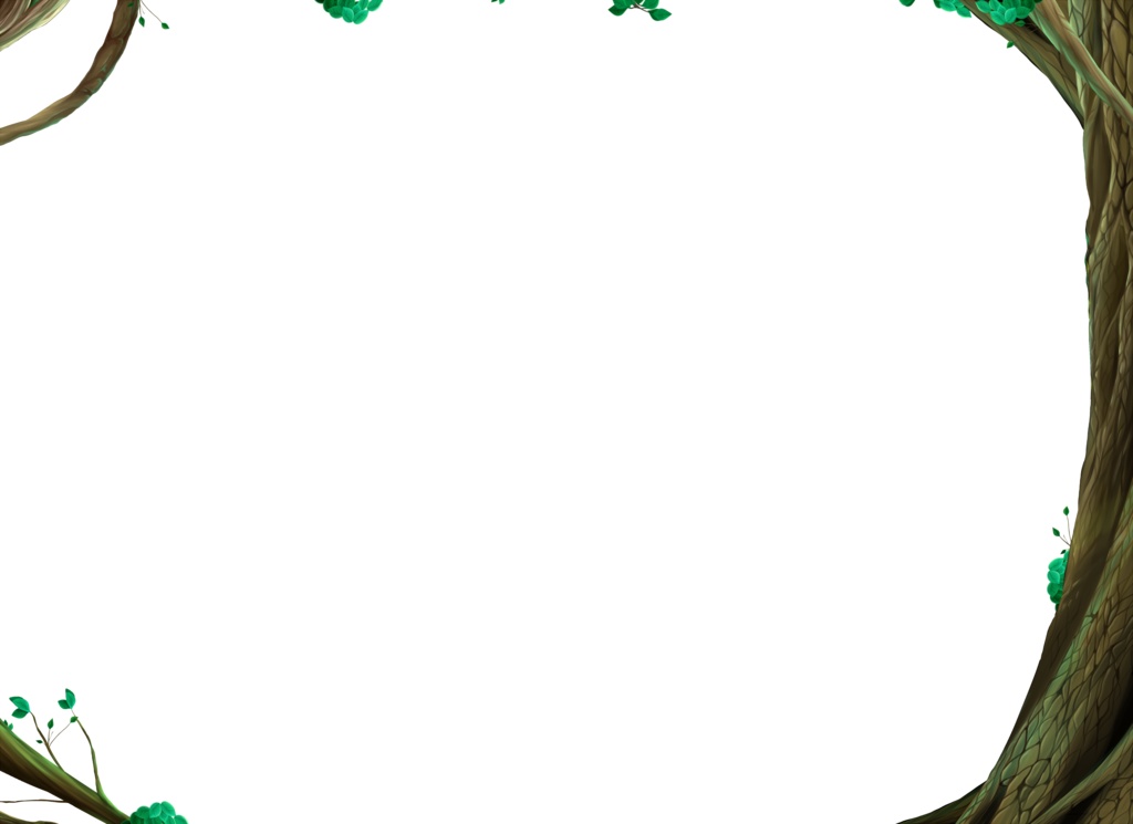 自然の木々の画面枠素材【製品版】