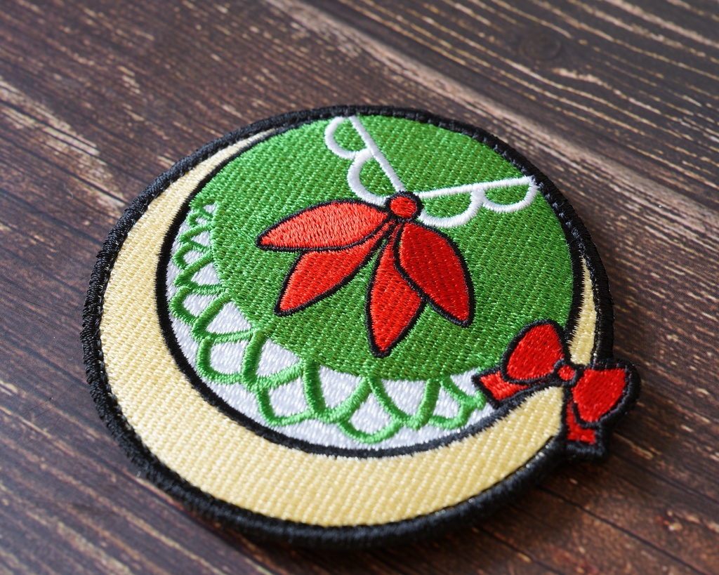 【東方Project 刺繍ワッペン02】ワーハクタク慧音 (ベルクロ仕様)