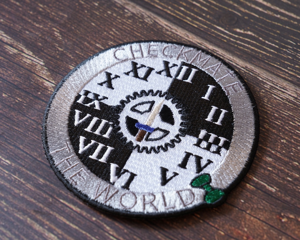 【東方Project 刺繍ワッペン04】 十六夜咲夜 (アイロン仕様)