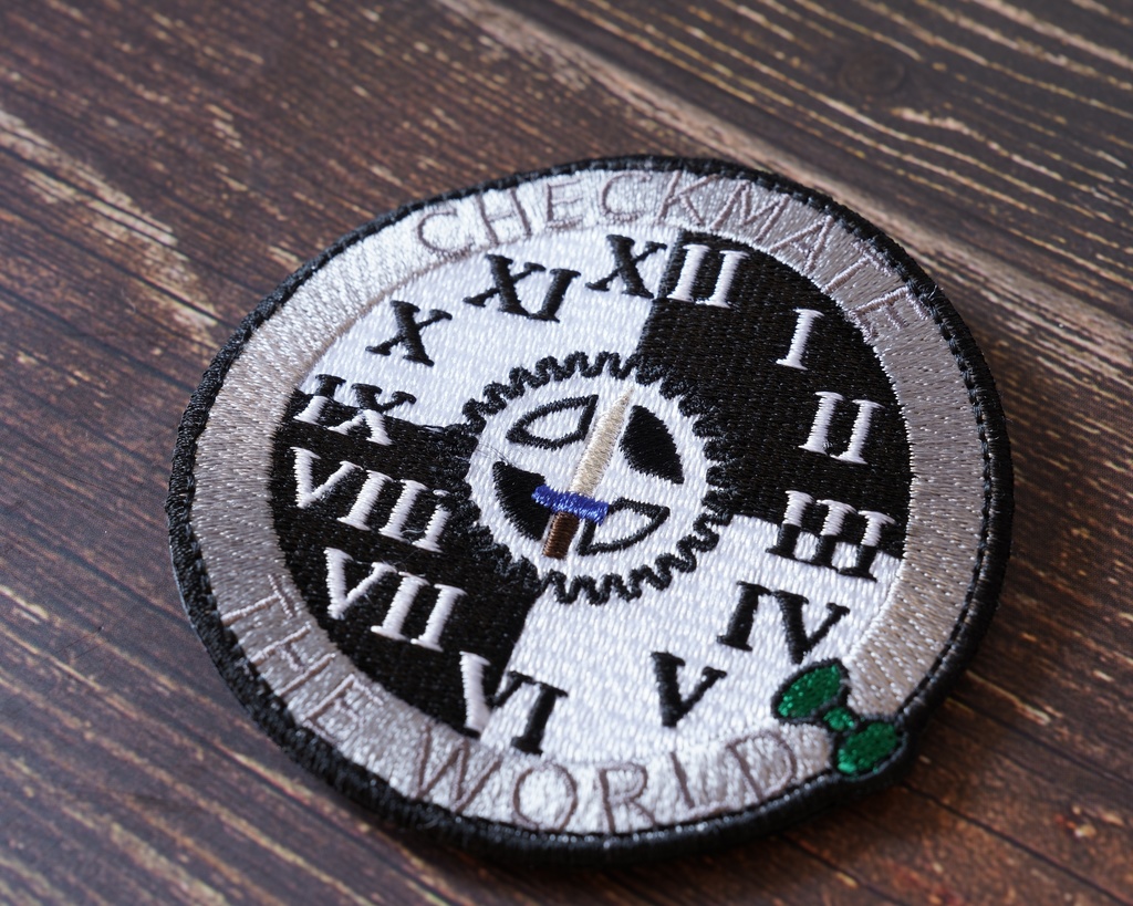 【東方Project 刺繍ワッペン04】十六夜咲夜 (ベルクロ仕様)