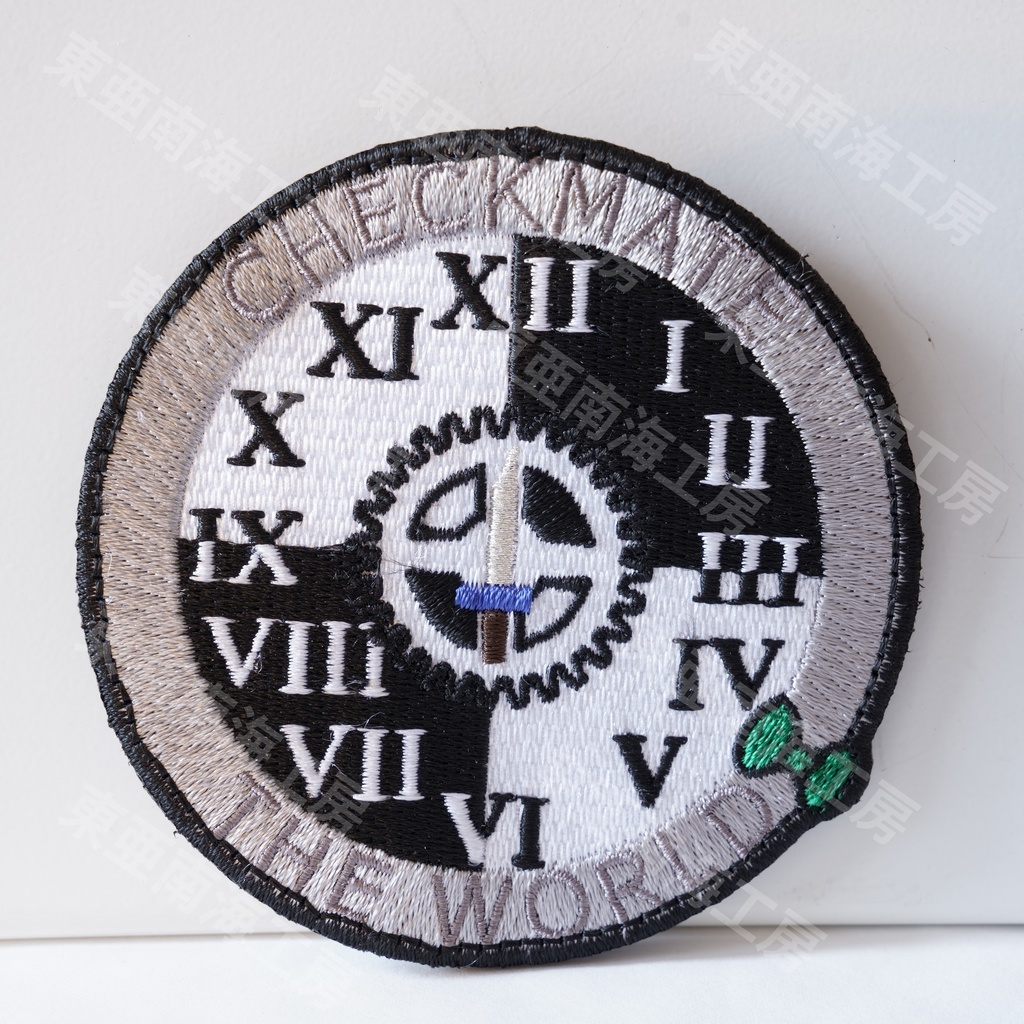 【東方Project 刺繍ワッペン04】十六夜咲夜 (ベルクロ仕様)