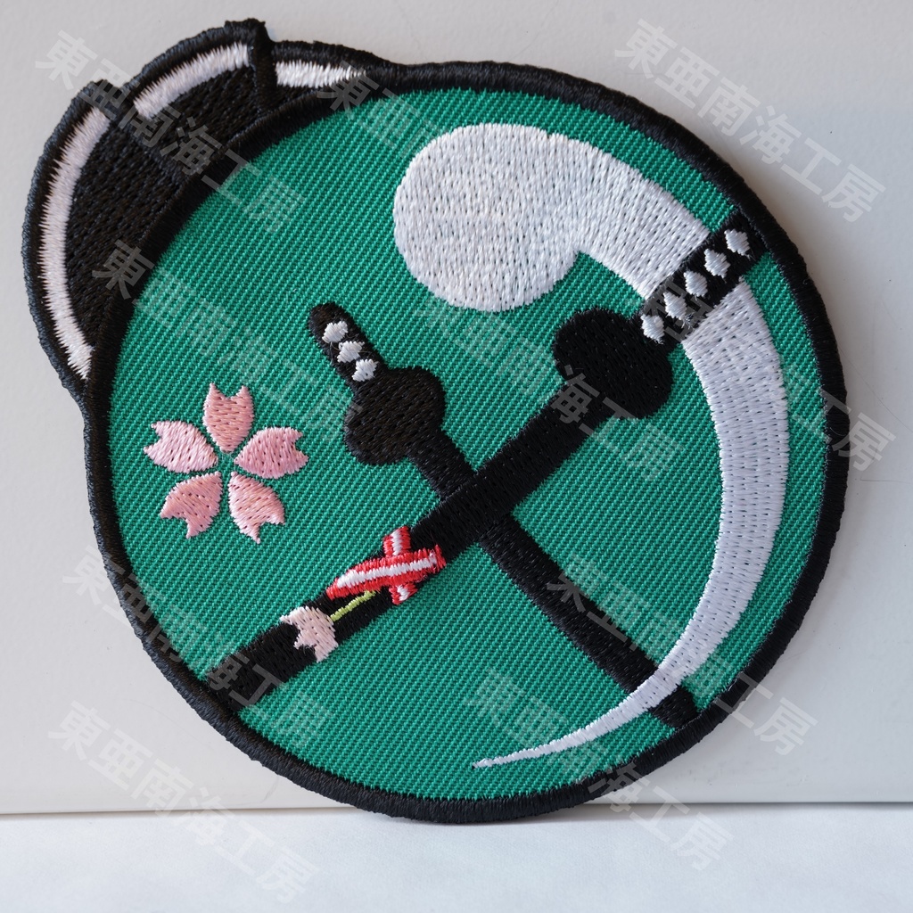 【東方Project 刺繍ワッペン06】魂魄妖夢 (アイロン糊仕様)