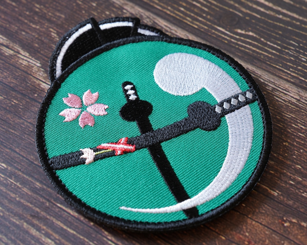 【東方Project 刺繍ワッペン06】魂魄妖夢 (ベルクロ仕様)