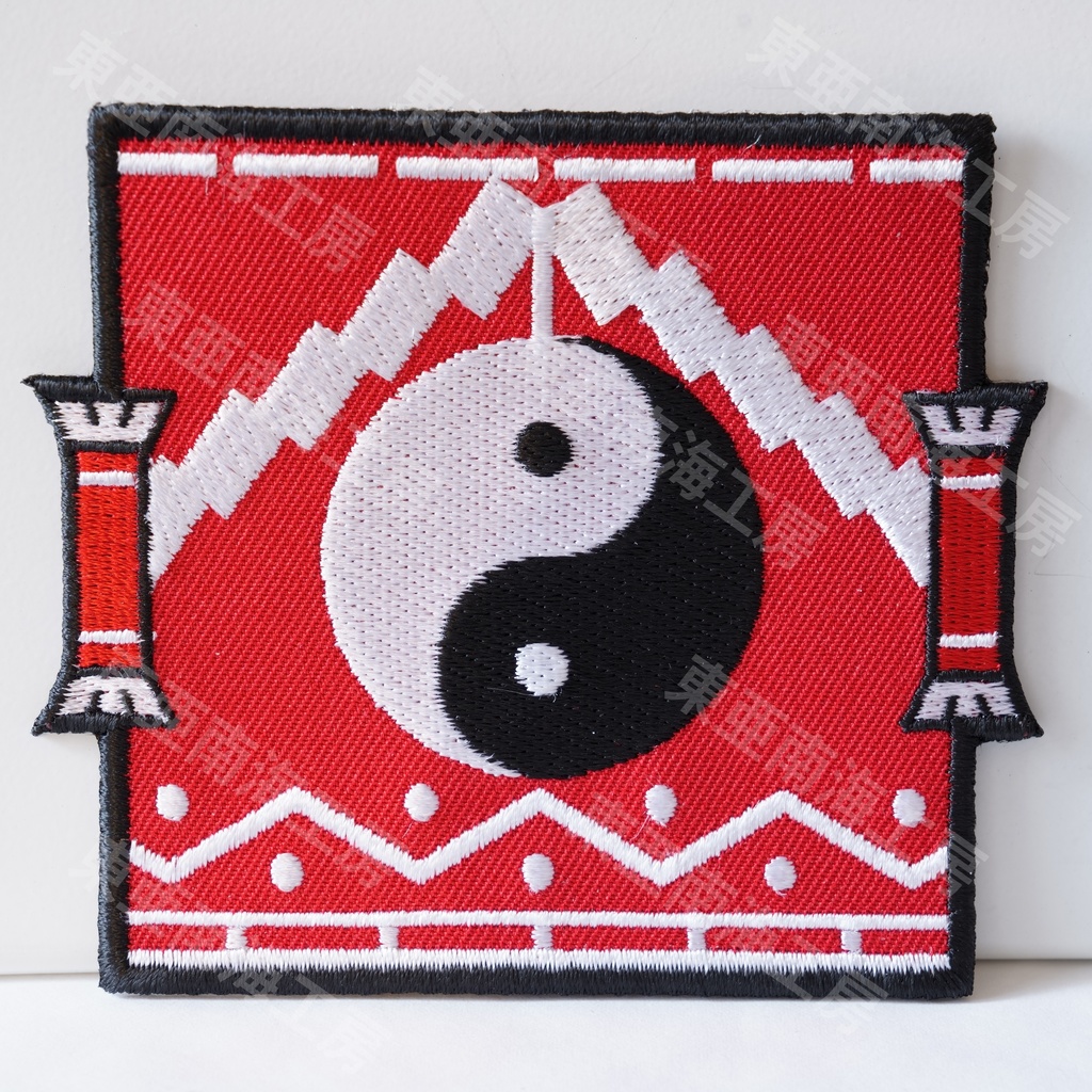 【東方Project 刺繍ワッペン10】博麗霊夢 (アイロン糊仕様)
