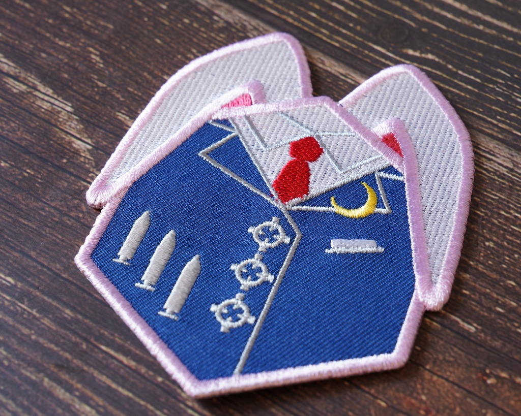 【東方Project 刺繍ワッペン15】鈴仙・優曇華院・因幡 (アイロン糊仕様)