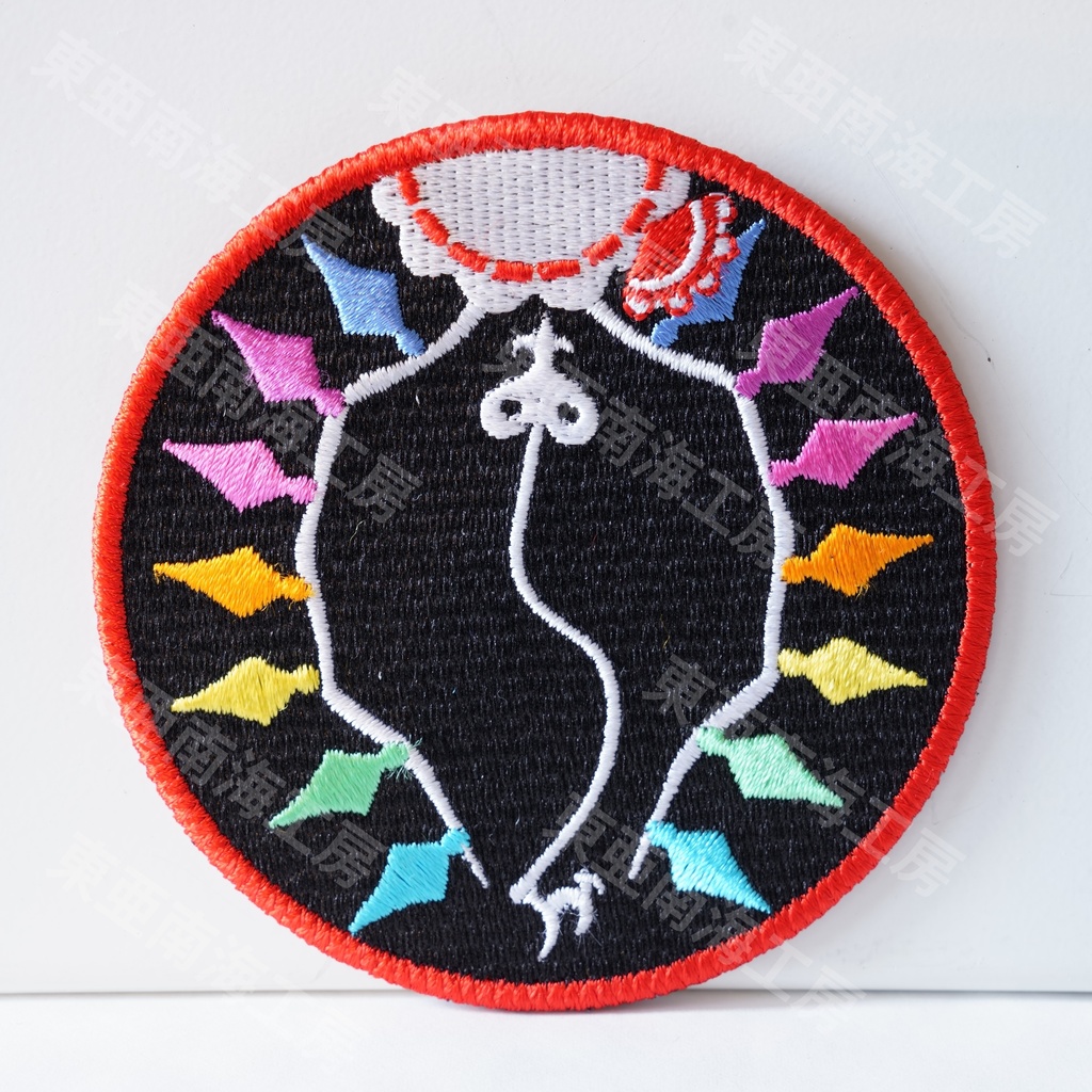 【東方Project 刺繍ワッペン18】フランドル・スカーレット (アイロン糊仕様)
