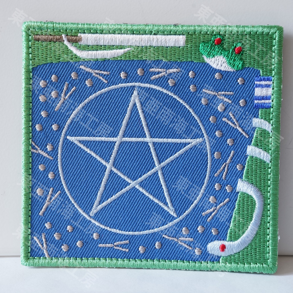 【東方Project 刺繍ワッペン20】東風谷早苗 (ベルクロ仕様)