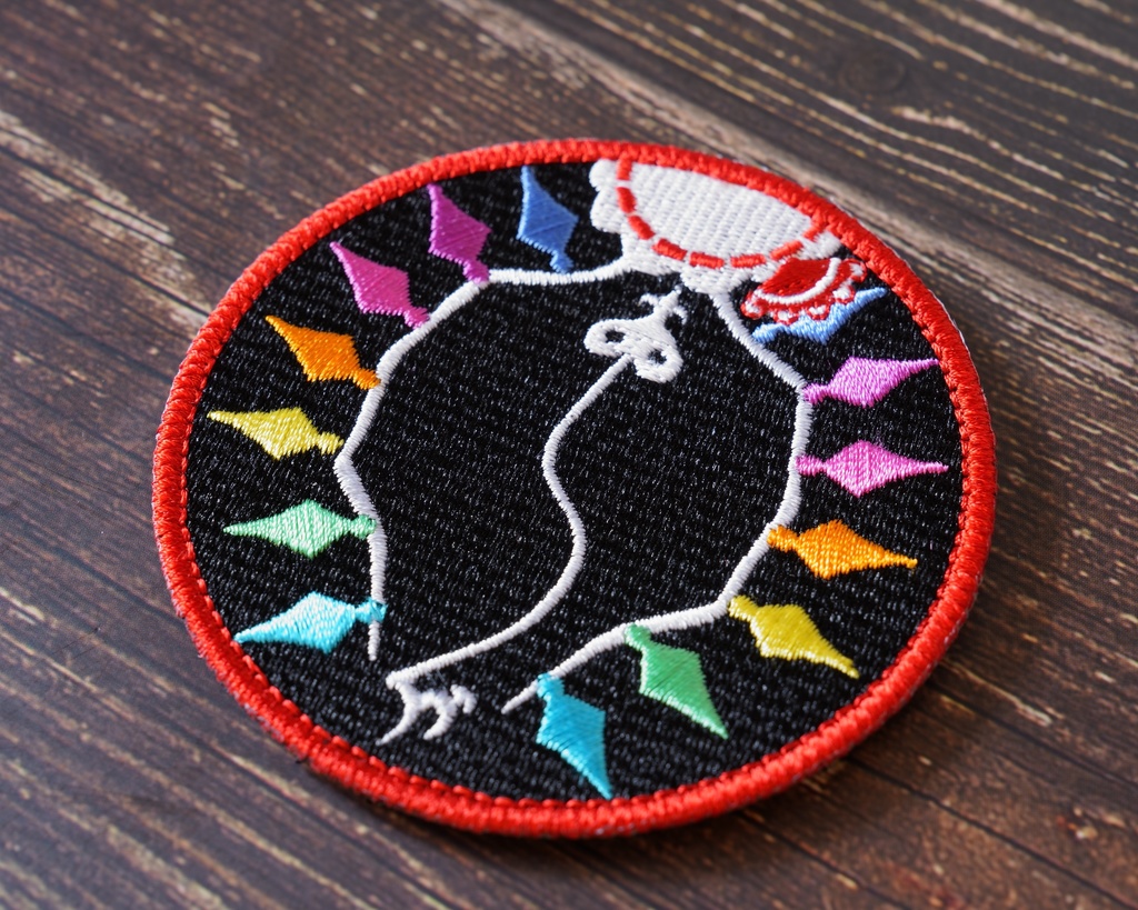 【東方Project 刺繍ワッペン18】フランドル・スカーレット (ベルクロ仕様)