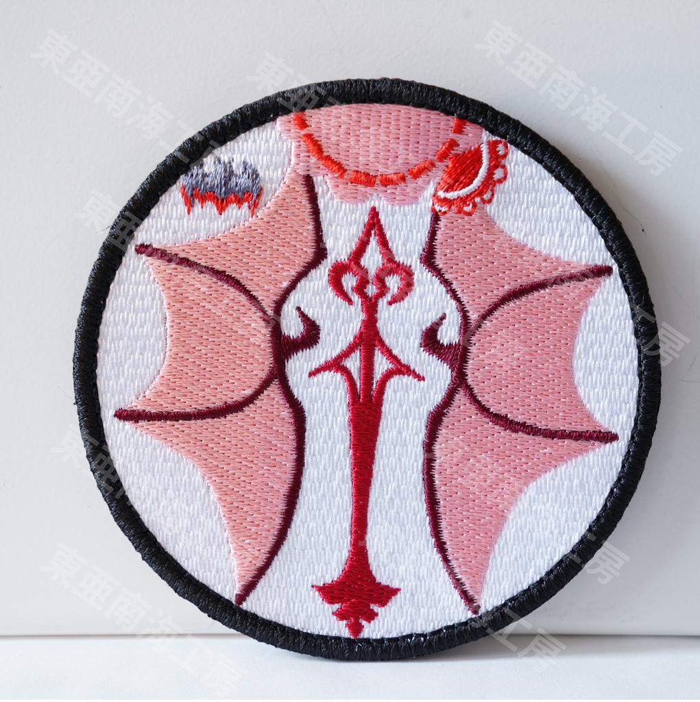 【東方Project 刺繍ワッペン17】レミリア・スカーレット (ベルクロ仕様)