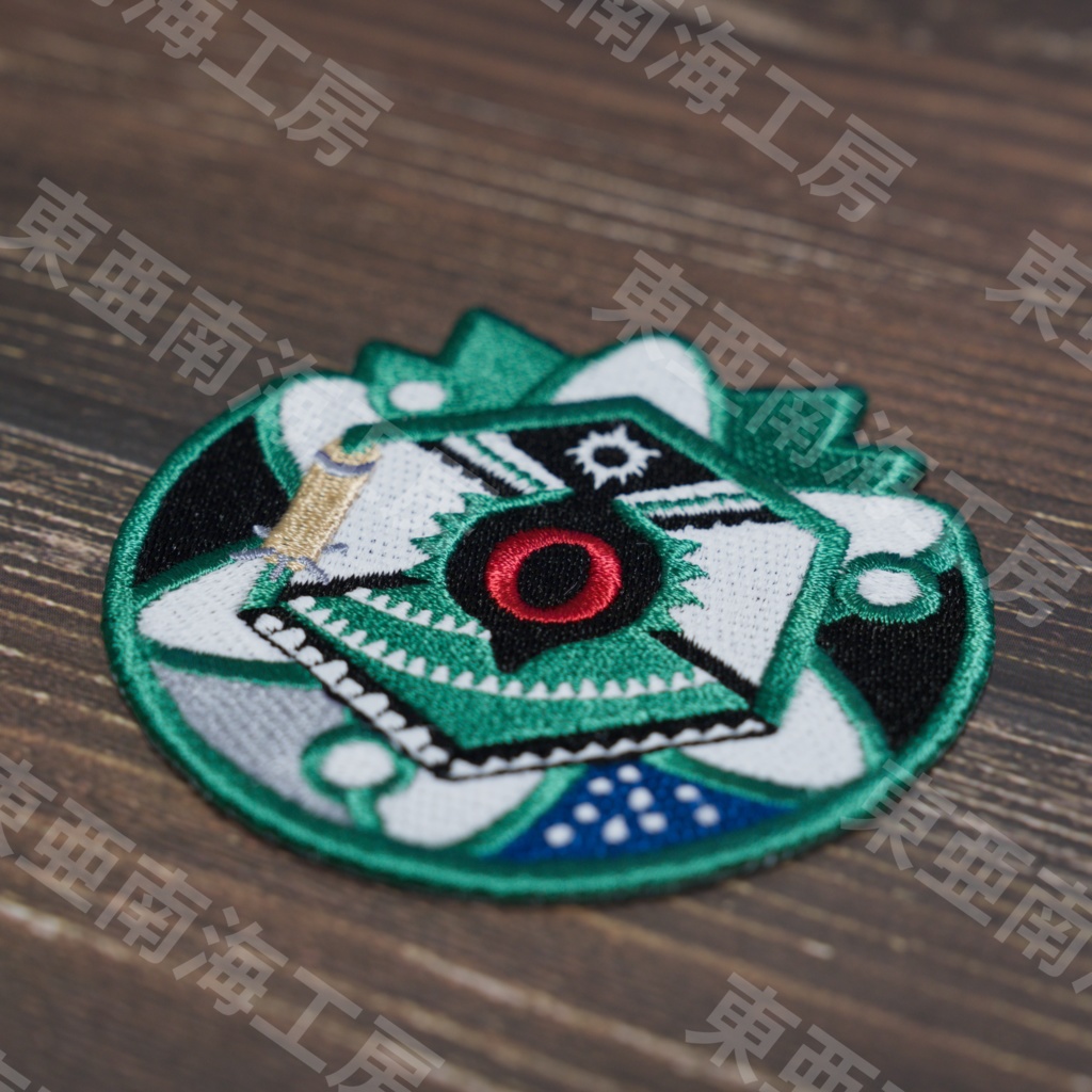 【東方Project 刺繍ワッペン26】霊烏路空 (アイロン仕様)