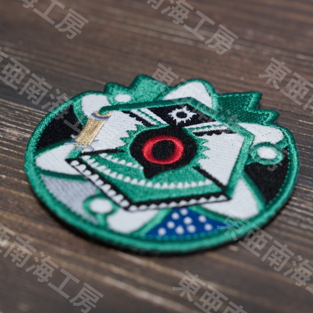 【東方Project 刺繍ワッペン26】霊烏路空 (ベルクロ仕様)