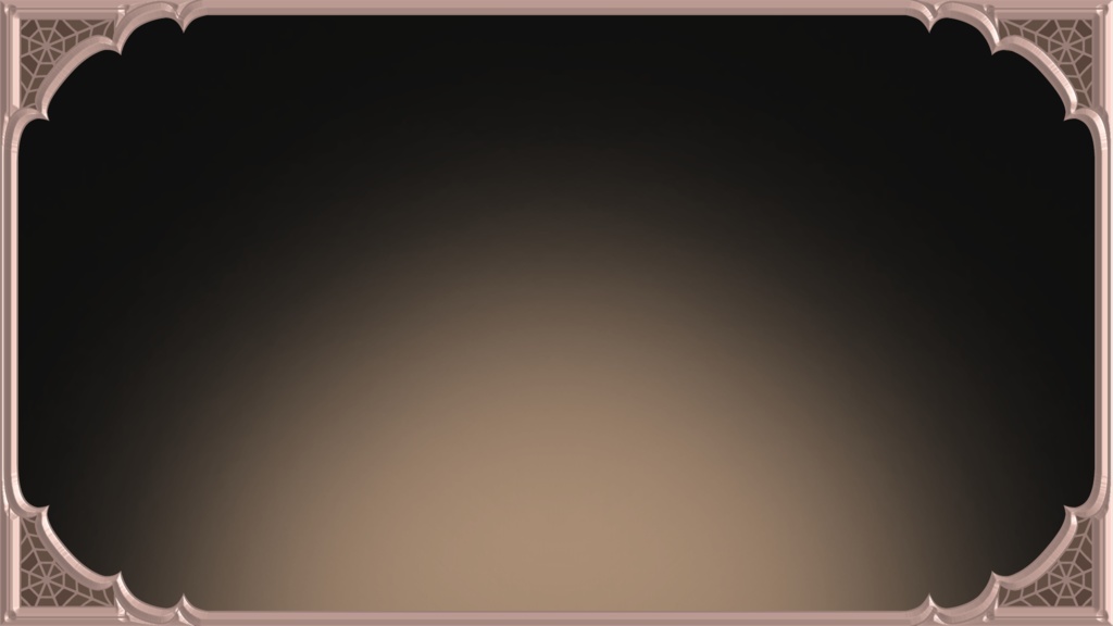 【フレーム素材】手描きゴシック調フレームセット【全5種】