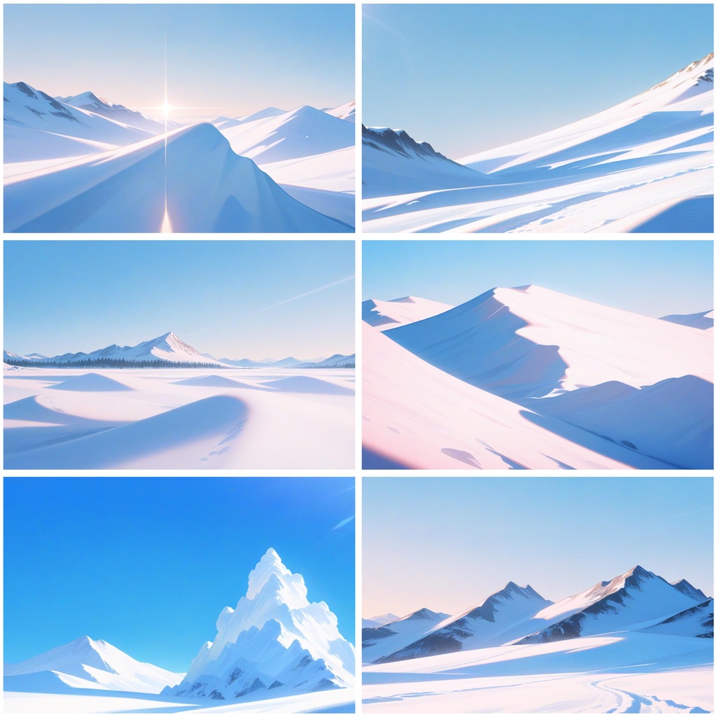 【背景素材】雪景色と〇〇セット【全45種】