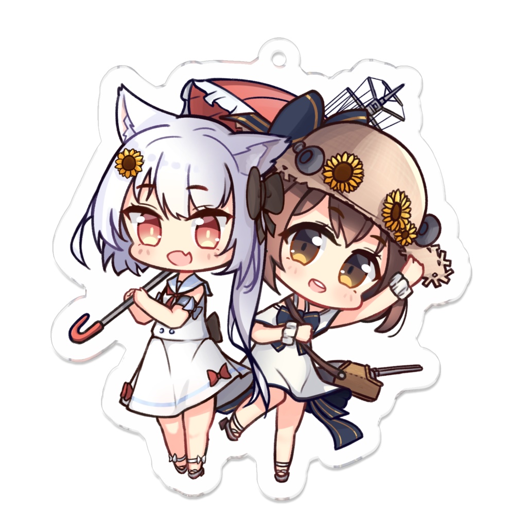 雪風様×雪風ちゃん Summer アクリルキーホルダー