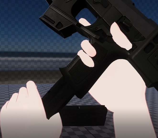 【VRChat】Flux Defense Raider P320 Realistic Operation