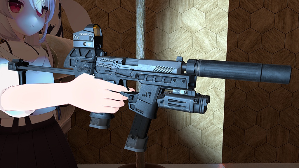 【VRChat】Flux Defense Raider P320 Realistic Operation