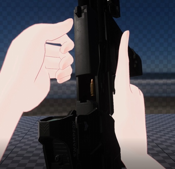 【VRChat】Flux Defense Raider P320 Realistic Operation
