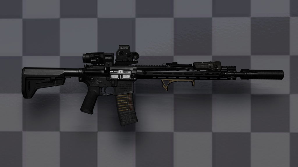 【VRChat】SR-16 | IK System | Realistic Operation | WeaponSystem 2.0