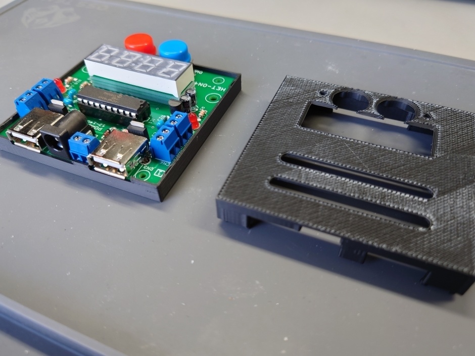 フィルムヒーター制御基板【キット】 HET-ON4 用ケース(STLデータ)