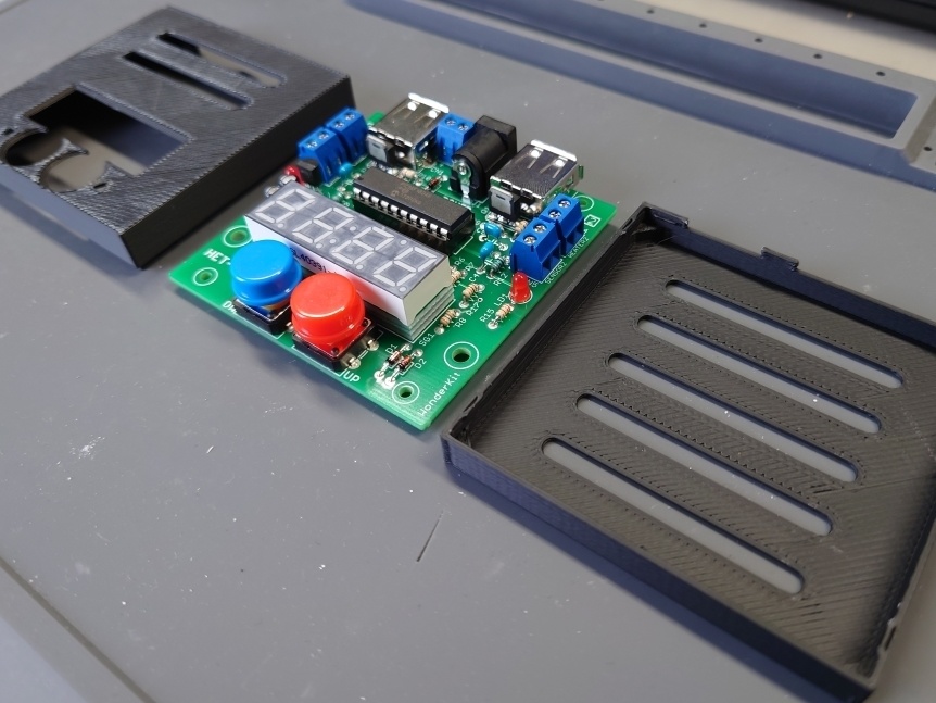 フィルムヒーター制御基板【キット】 HET-ON4 用ケース(STLデータ)