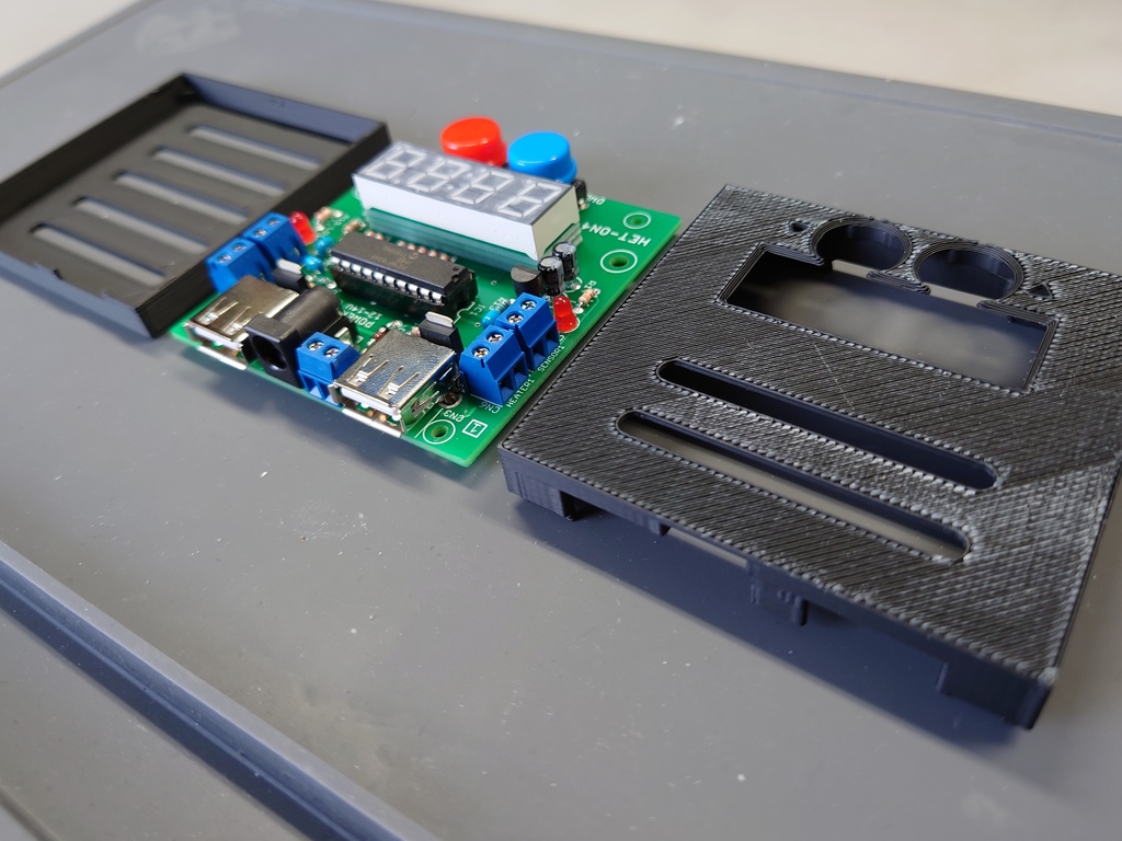 フィルムヒーター制御基板【キット】 HET-ON4 用ケース(STLデータ)