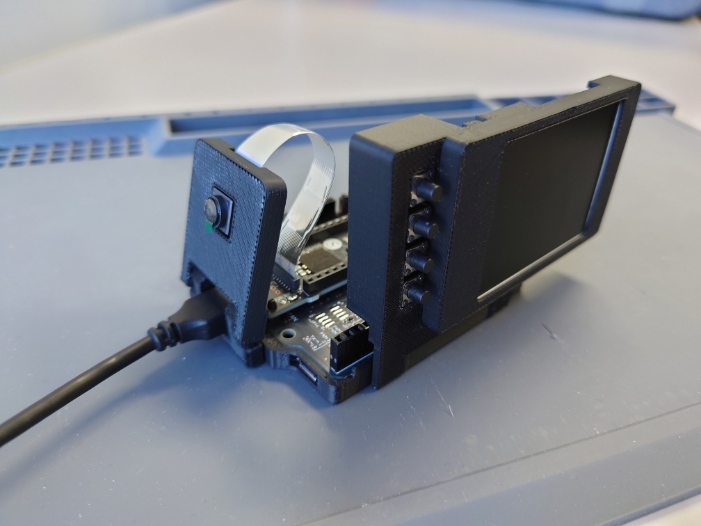 Spressenseケース(拡張ボード / Mic&LCD KIT / カメラボード用、STLデータ)