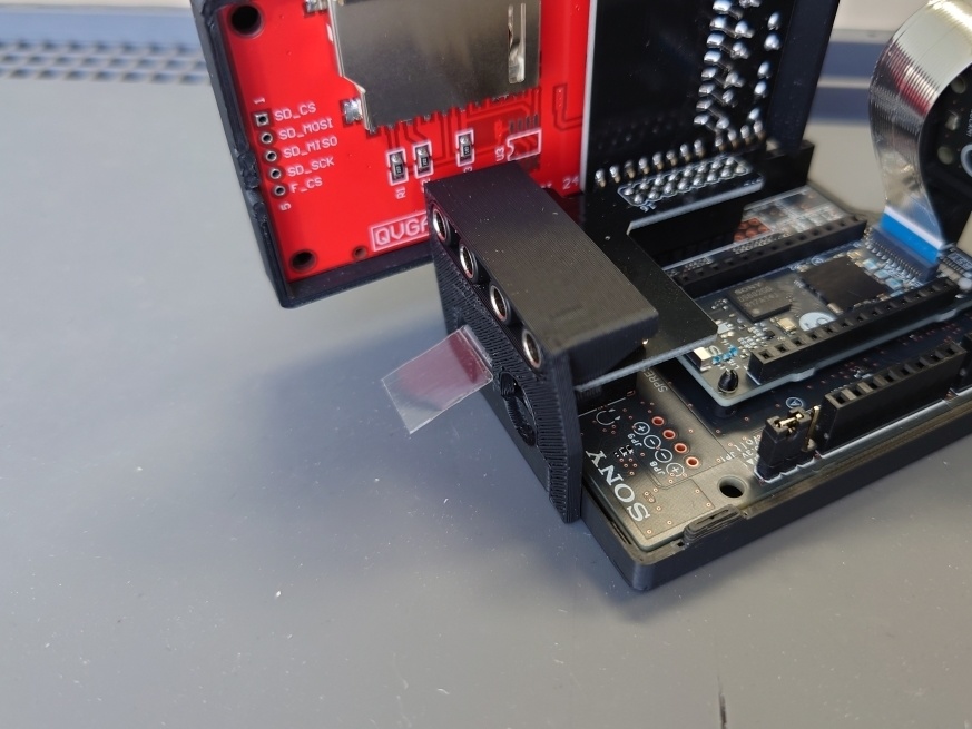 Spressenseケース(拡張ボード / Mic&LCD KIT / カメラボード用、STLデータ)