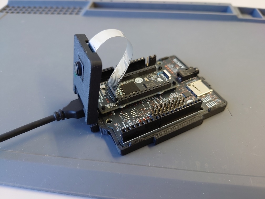 Spressenseケース(拡張ボード / Mic&LCD KIT / カメラボード用、STLデータ)