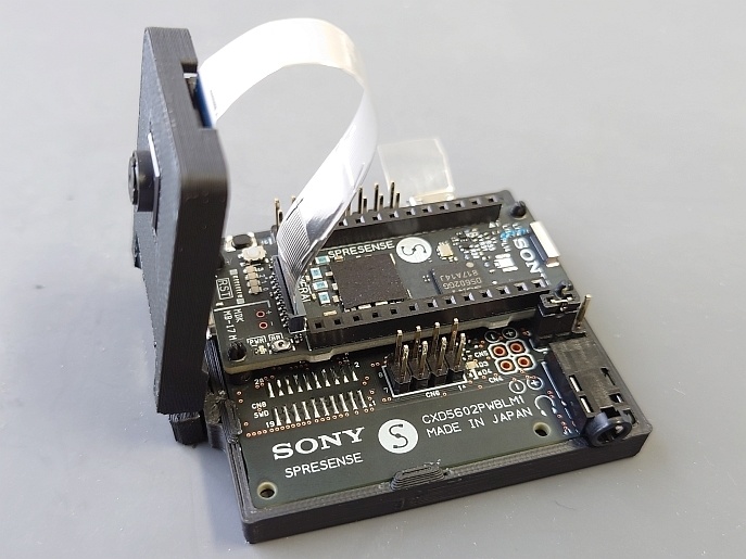 SPRESENSE LTE拡張ボード用フレーム(STLデータ)