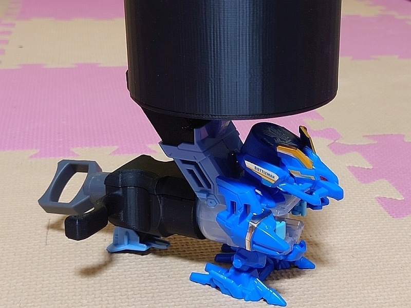 ボトルマンDX用ヘリカルサーバ(STLデータ)